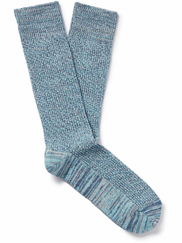 Photo: Mr P. - Cotton-Blend Piqué Socks