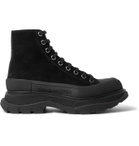 Alexander McQueen - Suede High-Top Sneakers - Black