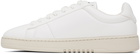 Axel Arigato White A-Hooper Faux-Leather Sneakers