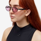 Prada Eyewear Women's PR 65ZS Sunglasses in Black/Pink