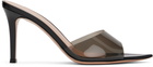Gianvito Rossi Black Elle 85 Heeled Sandals