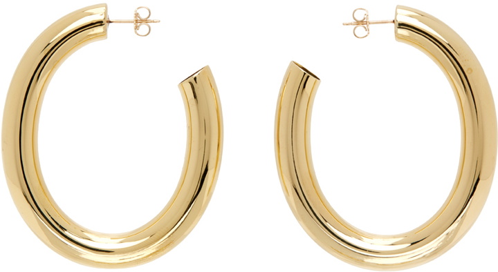Photo: Laura Lombardi Gold Curve Earrings