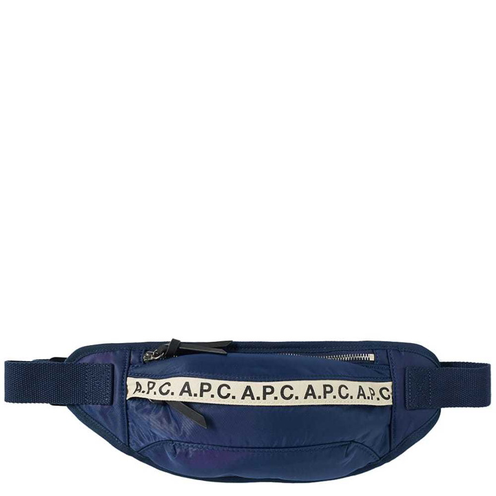 Photo: A.P.C. Lucille Tape Logo Waist Bag