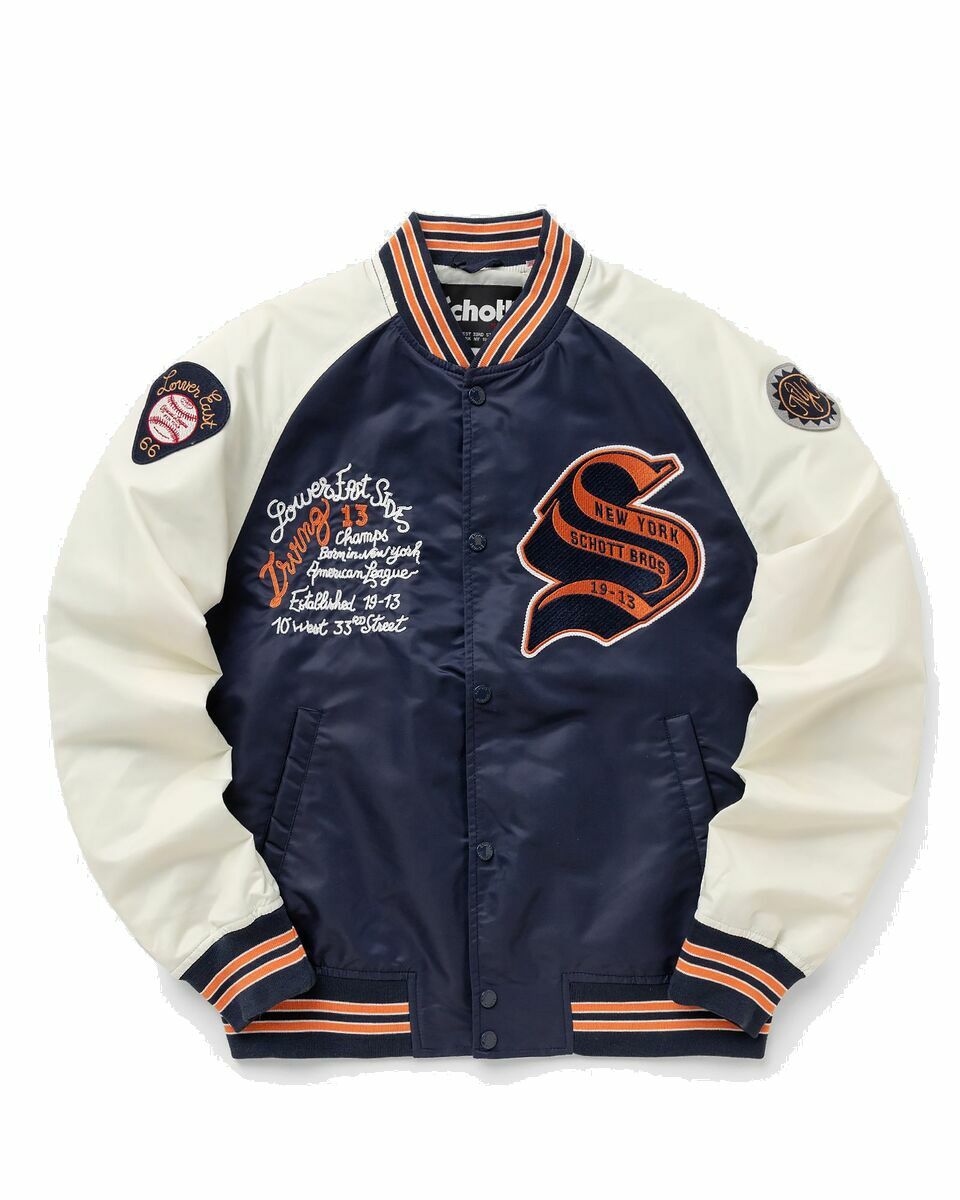 Blue Leather Varsity New York Supreme Yankees Jacket - Jacket Makers