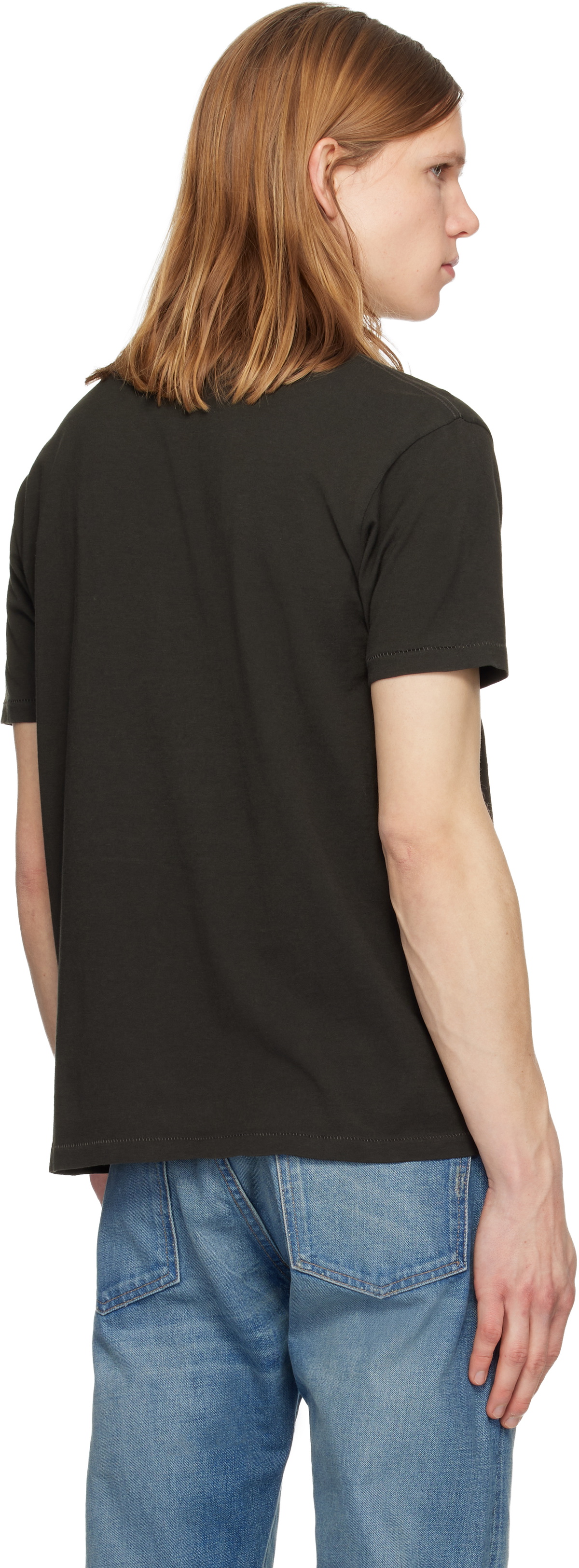 RRL Black RRL Ranch Logo T-shirt