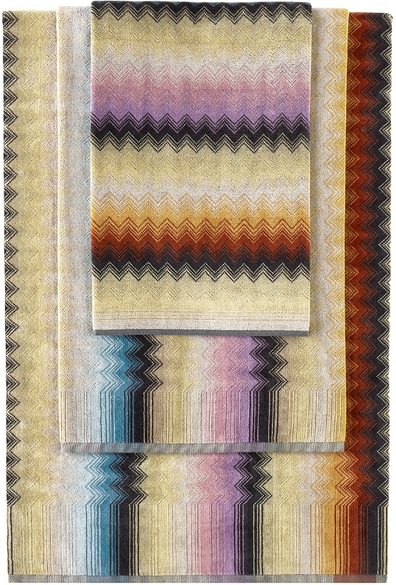Photo: Missoni Multicolor Byron Five-Piece Towel Set