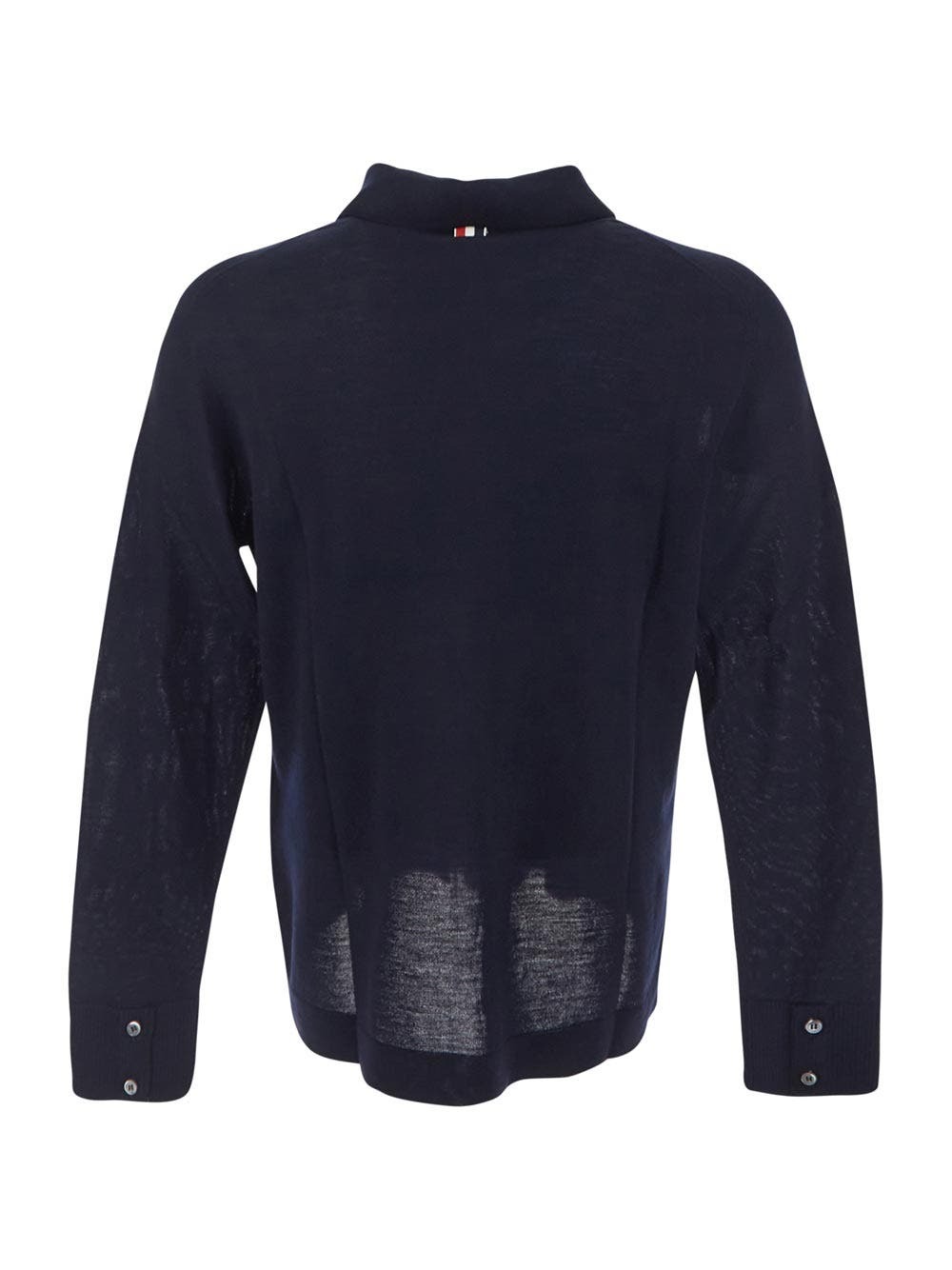 【送料&関税込】Thom Browne Knitted T-shirt Thom Browne Knitted Whale Print T-Shirt in Blue | Lyst