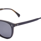 Oliver Peoples Finley Esq. Sunglasses in Semi-Matte Black/Graphite