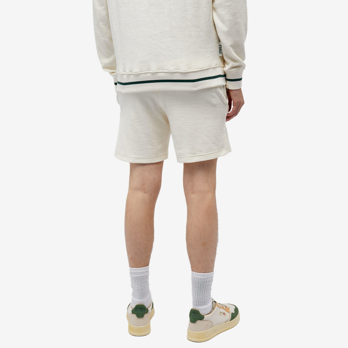 Autry Men's x Staple Shorts in Tinto White