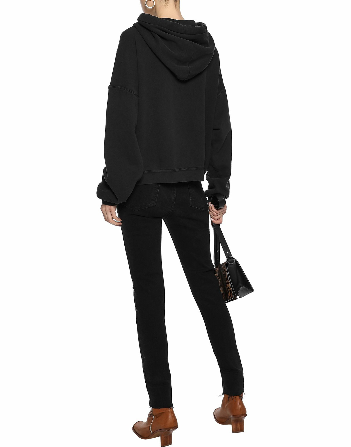 Re/done Womens Jeans in Black
