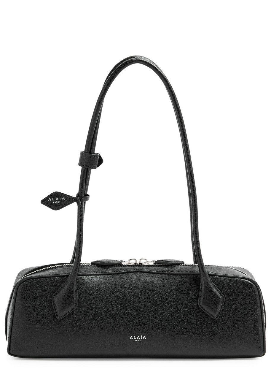 Alaïa Le Teckel Medium Grained Leather Shoulder bag - Black - One Size