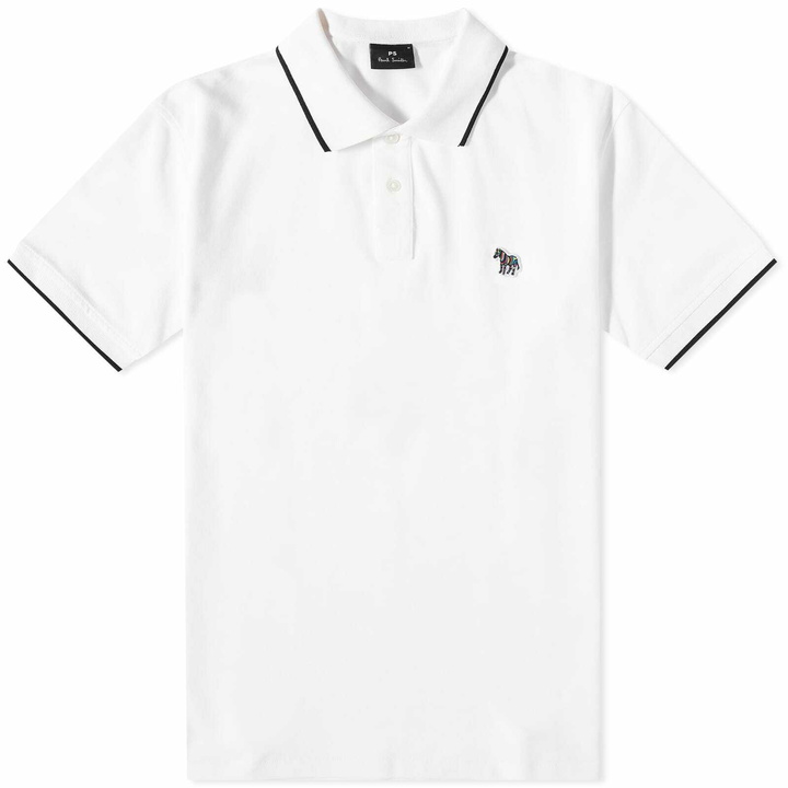 Photo: Paul Smith Men's Zebra Polo Shirt in White