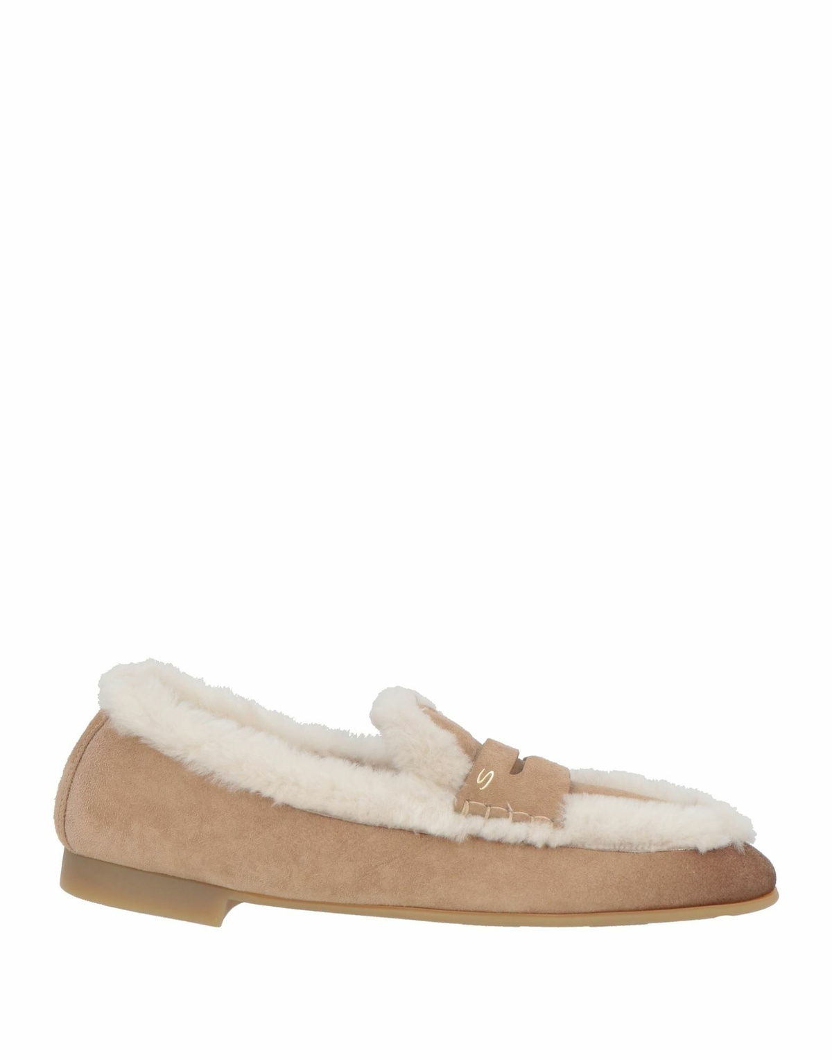 Santoni Womens Loafers in Beige
