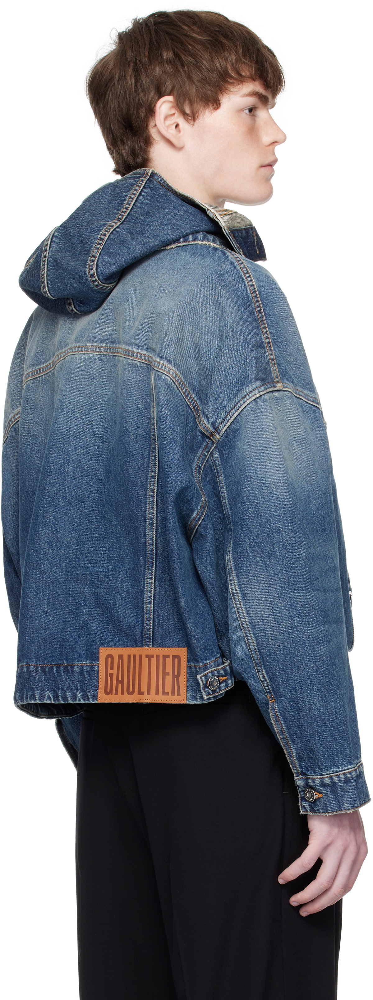 Jean Paul Gaultier Blue 'The Double' Denim Jacket