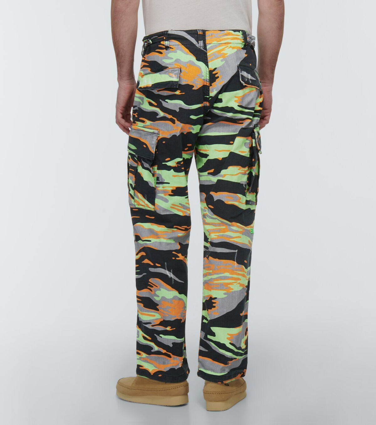 ERL Printed cotton cargo pants ERL