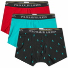 Polo Ralph Lauren Men's Classic Trunk - 3 Pack in Multi