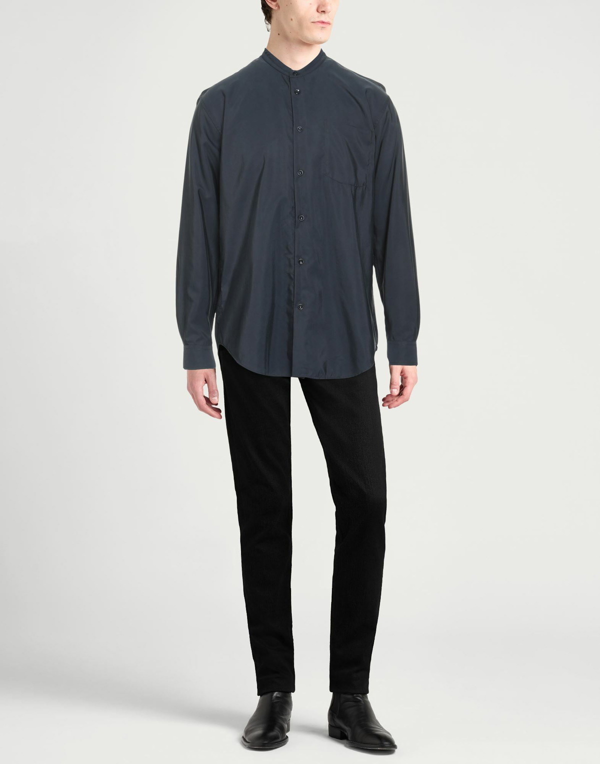Giorgio Armani Mens Shirt Midnight in Blue