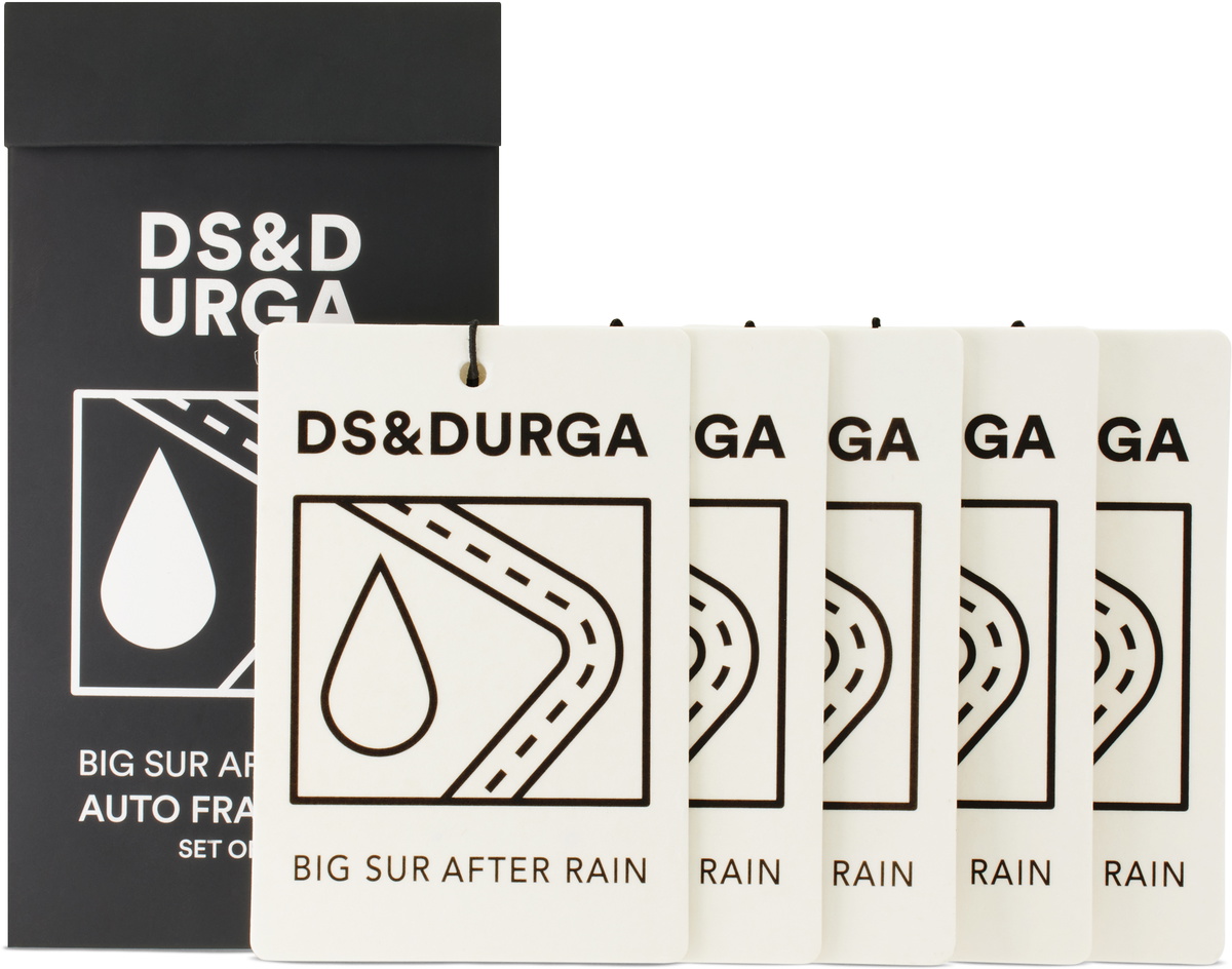D.S. & DURGA Big Sur After Rain Auto Fragrance Set, 5 pcs