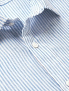 Charvet - Striped Linen Shirt - Blue
