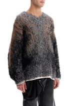 Y PROJECT oversized gradient sweater Silver