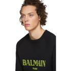 Balmain Black Logo Sweatshirt