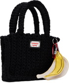Charles Jeffrey LOVERBOY Black Knitted Bucket Tote