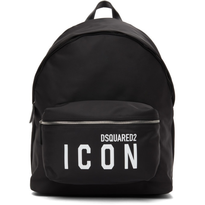 Photo: Dsquared2 Black Icon Backpack
