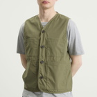 Universal Works Men's Recycled Poly Tech City Waistcoat in Olive
