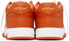 Off-White Orange & White Out Of Office Sneakers
