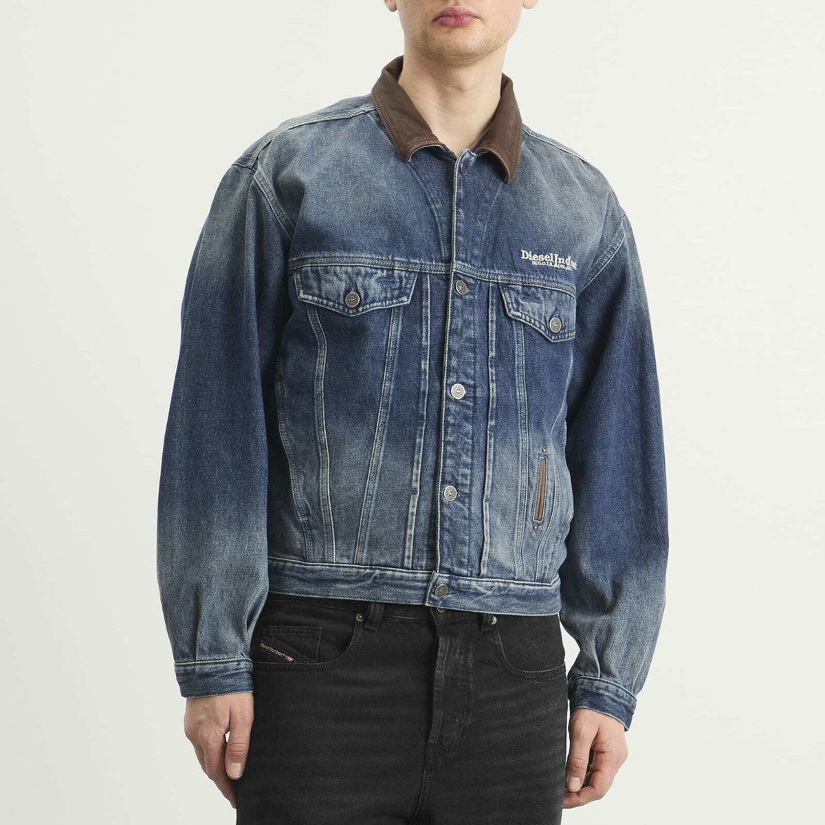 Diesel Men's Denver Denim Jacket in Blue