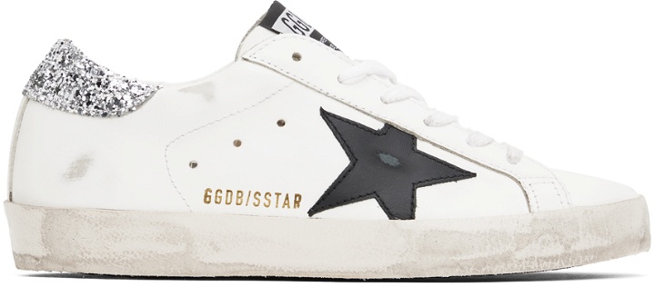 Photo: Golden Goose SSENSE Exclusive White Super-Star Sneakers
