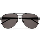 SAINT LAURENT - Aviator-Style Metal Sunglasses - Black