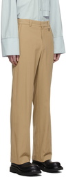 Wooyoungmi Tan Cotton Trousers