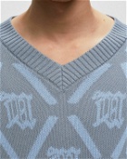 Misbhv M Argyle Knit Blue|Grey - Mens - Pullovers