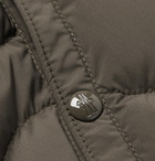 Moncler - Quilted Shell Down Bomber Jacket - Green