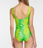 Ganni - Tie-dye swimsuit