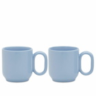 HAY Barro Cup - Set of 2 in Light Blue 