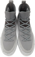 Converse Grey Chuck Taylor All Star Crater Knit High Sneakers