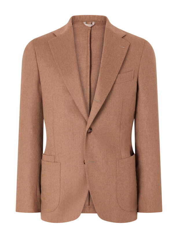 Photo: De Petrillo - Posillipo Brushed Camel Hair Blazer - Neutrals