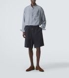 Giorgio Armani Linen canvas Bermuda shorts