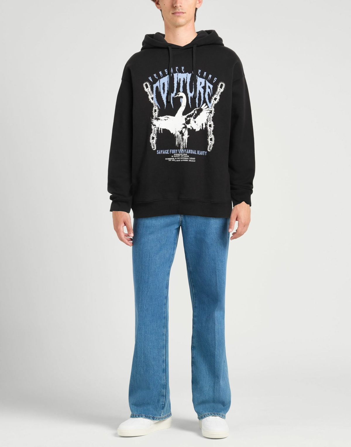 Versace Jeans Couture Mens Sweatshirt in Black