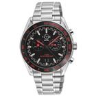GV2 by Gevril Freccia Chronograph Quartz Black Dial Mens Watch 42900B