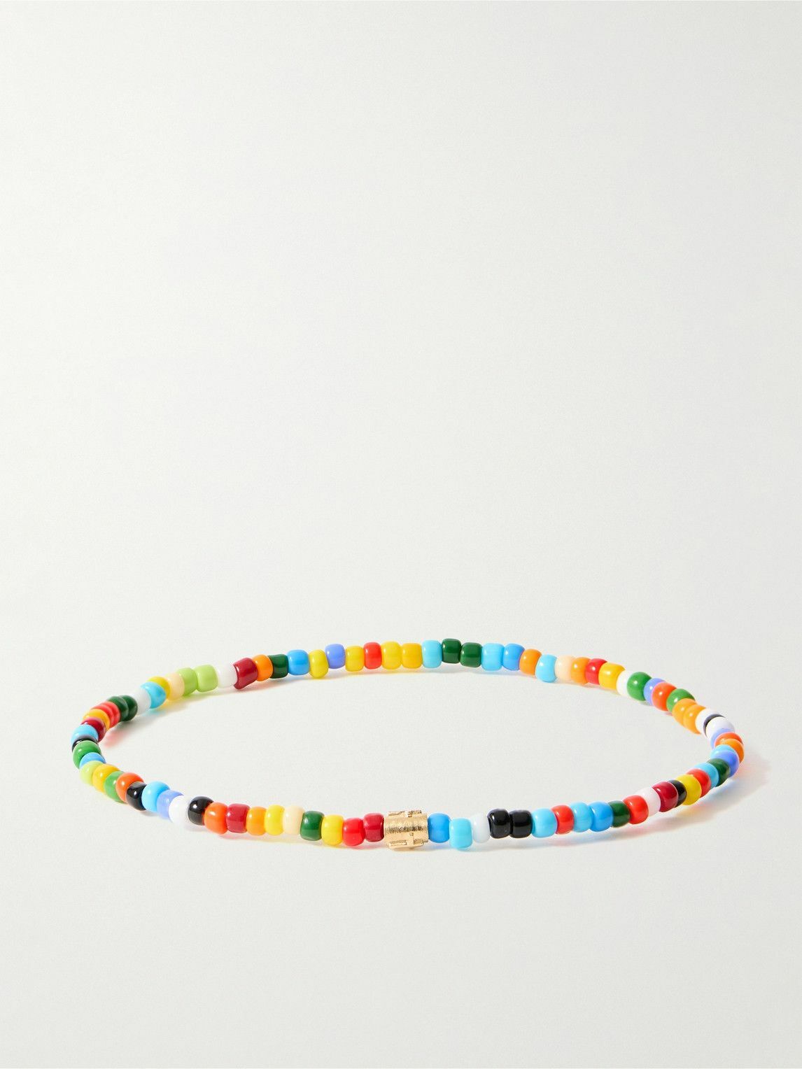 Luis Morais - Gold and Glass Beaded Bracelet