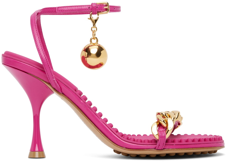 サンダル・ミュール BOTTEGA VENETA Women Sandals 640051V00P05521 Pink Bottega Veneta Rubber Slide Pink (Women's) - 640051V00P05521