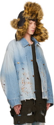 doublet Blue Cutoff Denim Jacket