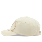 Dime Men's Big Cursive Low Pro Cap in Cream 