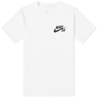 Nike SB Men's Logo T-Shirt in White/Black