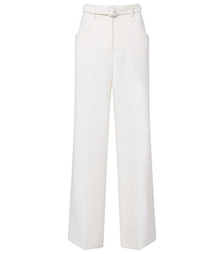 Photo: Gabriela Hearst Norman virgin wool wide-leg pants