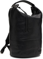 Lemaire Black Medium Leather Backpack
