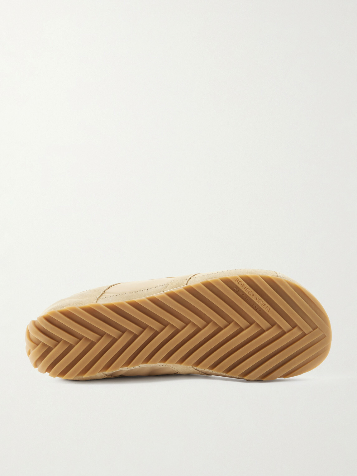 Bottega Veneta - Orbit Leather and Shell-Trimmed Suede Sneakers - Green